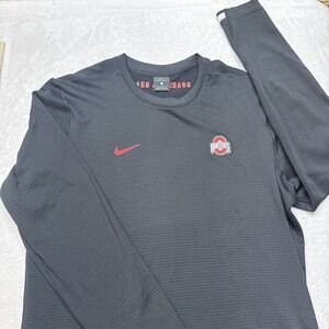 Nike Men's Large Dri-Fit Longsleeve Ohio State Long-sleeve Shirt Nike Logo
